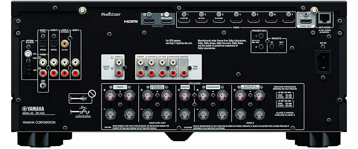 Yamaha RX-A4A specifications Yamaha RX-A4A specifications