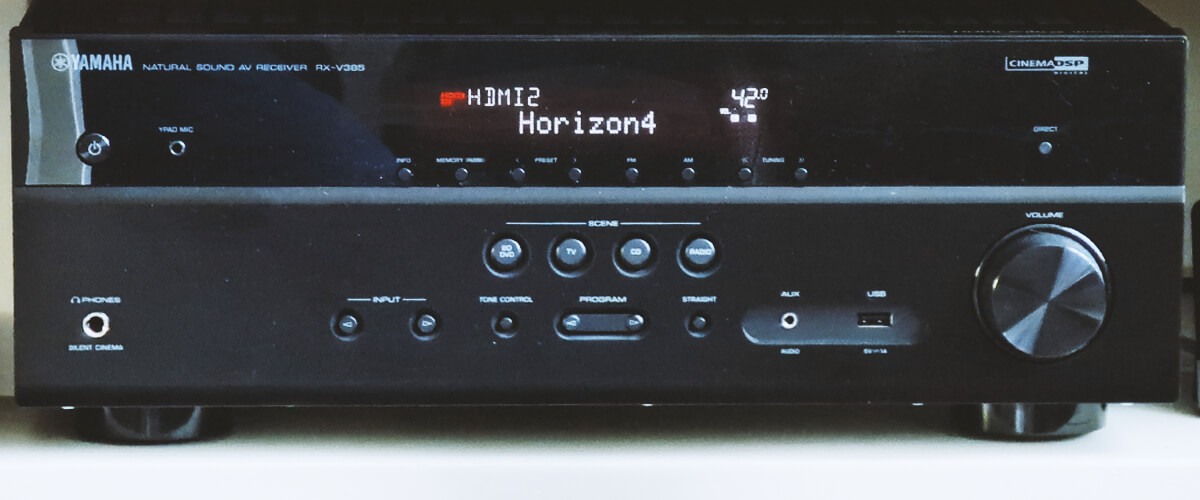 Yamaha RX-V385 sound