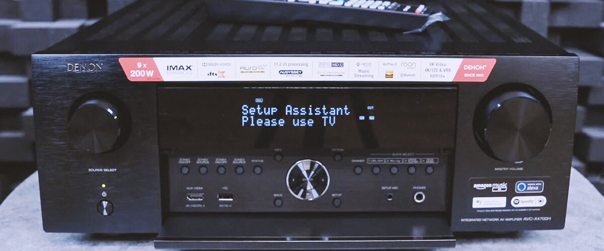 Denon AVR-X4700H sound