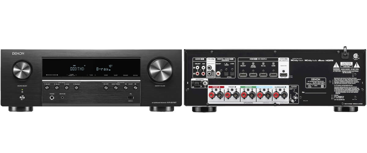 Denon AVR-S570BT features and specs