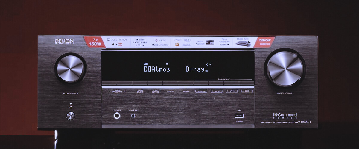 Denon AVR-X2800H sound