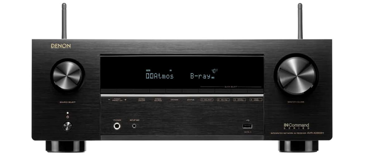 best Denon receiver Denon AVR-X2800H