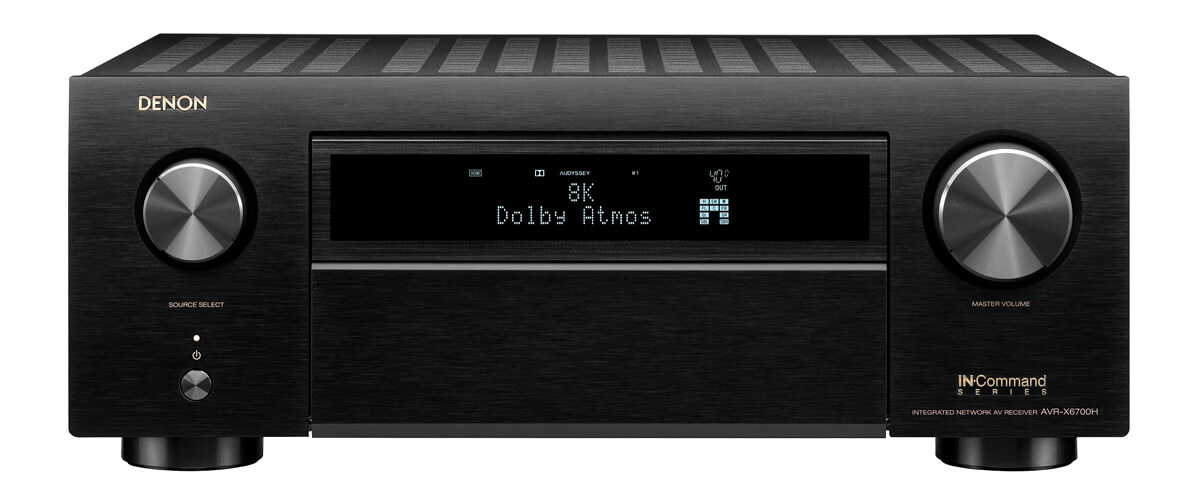 Denon AVR-X6700H audio and video features