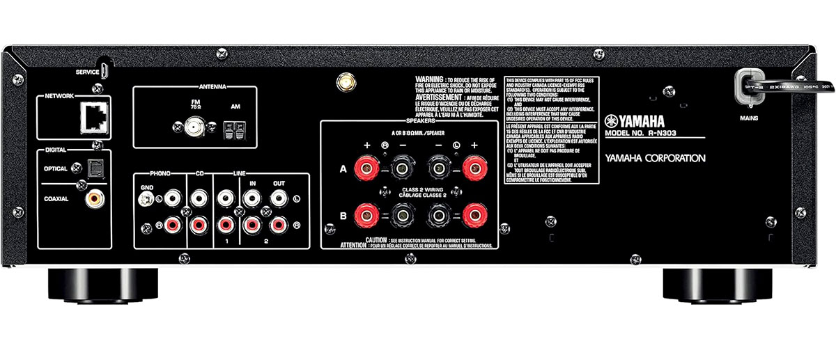 Yamaha R-N303 specifications