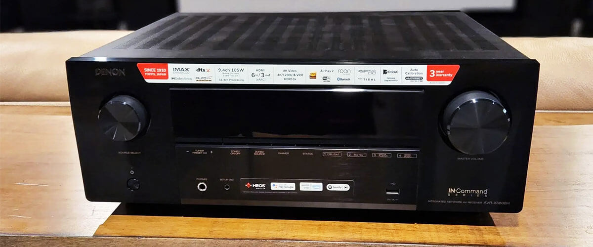 Denon AVR-X3800H sound